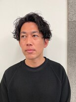 リビング 津田沼(LIVING)&nbsp;メンズカット/ツイストスパイラル/アッシュブラック