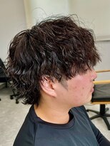 フゥ 宇都宮(FeU) 波巻きパーマメンズパーマメンズヘアツーブロックツイストパーマ