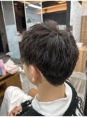 ツーブロ ショートマッシュ