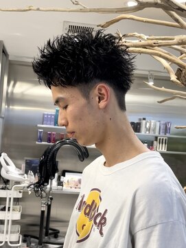 ゼスト 八王子店(ZEST) スパイキーショート/メンズショート/短髪パーマ【丸山武志】