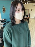 くびれミディアム×暗めグレージュ☆
