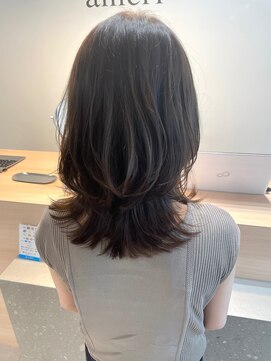 アメリ(ameri) 【ameri 仲丸】アッシュグレー×レイヤーボブ☆