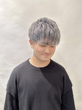 エスアンドエスさかもと イオン高松東店(S&S) ホワイトグレー/狗巻棘/ツーブロックショート/