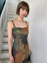 イエス(YES) デザインカラー×ミニボブ