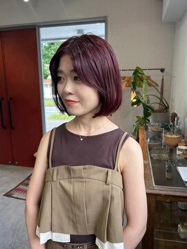 ヘアー バトン(hair vaton) レッドバイオレット