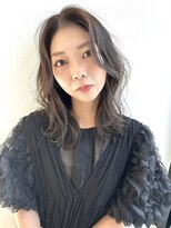 リリアン(rilliant U’s brilliant)&nbsp;【rilliant】顔周りレイヤーカット×透け感カーキグレージュ