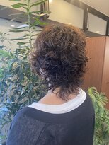 ネバーランド 平成店(NEVER LAND)&nbsp;ミディアムウルフ/パーマ/ウルフヘア