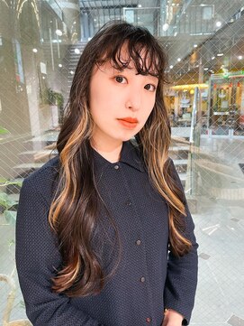 ブランコ 名古屋栄(BLANCO) 前髪パーマ　インナーカラー