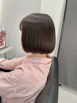 アテ(ate) 20代30代大人かわいいモカベージュナチュラルボブ
