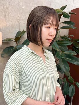 ノエ(noe) ミニボブ/オリーブグレージュ/20代30代mk69