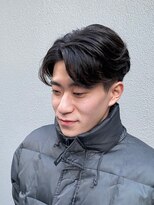 クフィア メンズヘアー カンポ 天王寺店(CUFFIA MEN'SHAIR CAMPO)&nbsp;スキンフェードセンターパートメンズ ベリーショートパーマ