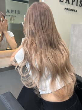 ラピス 福岡天神店(Lapis) 担当_原島/エクステ/レイヤー/ブリーチ/髪質改善/ブリーチなし