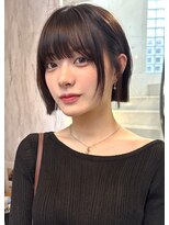 サイン 渋谷(SIGN)&nbsp;20代/タッセルボブ／レイヤーボブ/透明感カラー