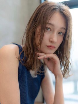 ドリップ バイ ハバナ 原宿(driP. by HAVANA) ☆20代30代大人可愛い斜めバングレイヤーカットシルキーベージュ