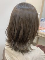 アルターリール(aL ter Rire)&nbsp;くびれヘア/アプリコットオレンジ/ハイライトカラー/福原遼華