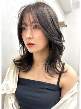 マルフェ 天王寺(marfe) 【marfe】レイヤーカット＿韓国ヘア＿小顔ヘア＿ミディアム