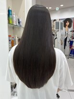 トニーアンドガイ 原宿店(TONI & GUY) グレーベージュ 髪質改善縮毛矯正 ロング