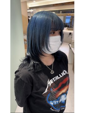 リゼル シブヤ(RISEL SHIBUYA) ブルー系デザインカラー×ウルフレイヤー