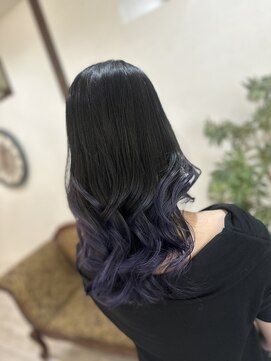 ティグルフォーヘア(TIGRE for hair) グレー×ネイビー