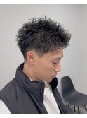 スパイキーショートスパイキーパーマ