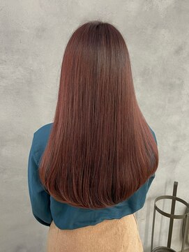 ボルジェ(Bolge) 結婚式前のピンクブラウンカラー