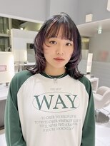 クラメールパリ 福岡(Kraemer Paris)&nbsp;【天神】ちら見せパープルで遊ぶ、大人のウルフカット