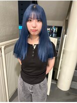 キオク(KIOX)&nbsp;水色カラー/ブルーカラー/ハイトーン/ブリーチカラー/名古屋/栄