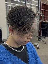 テンバイリップスヘアー(TEN by LIPPS hair)&nbsp;簡単オシャレホワイトインナーカラーセンターパート