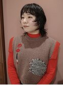 【ウルフパーマ/渥美怜子】ニュアンス/マレットパーマ
