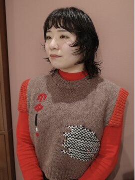 ピュー(Piu-) 【ウルフパーマ/渥美怜子】ニュアンス/マレットパーマ