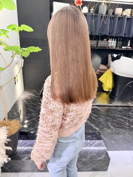 チュダック(ChuDuck) 【天神】ミルクティーブラウン/ケアブリーチ/ダブルカラー