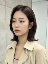 ラシェル パル ノエル(Laciel par Noel) 前髪なし小顔くびれボブ