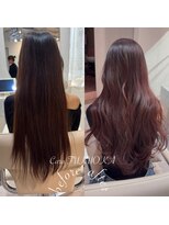 カラフクオカ 薬院駅前(Cara FUKUOKA)&nbsp;ピンクブラウン&レイヤーカット★福岡透明感カラー