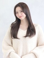 アース コアフュールボーテ 諏訪店(EARTH coiffure beaute)&nbsp;ナチュラルベージュ_ヨシンモリ_顔周りレイヤー_レイヤーカット