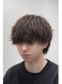 緩めシャドウパーマ