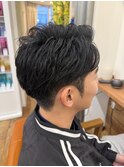 メンズヘア　ツーブロック　２０代