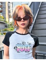 ヌル 原宿店(Null) セクションカラー/ルーツカラー/ブリーチデザインカラー/ウルフ
