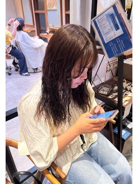 ニコ(NICO) 暗めカラー ナチュラルブラウンパーマ
