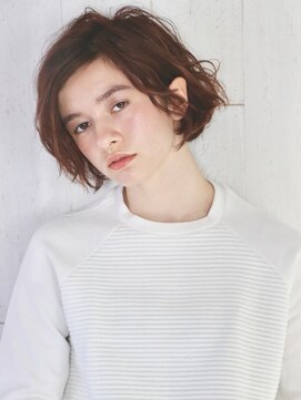 アスター(astar) 【Astar】冬のセンターパートナチュラルボブ 小顔