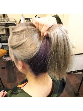 リピュア(Re:PURe) **ホワイト系メタリックシルバーインナーバイオレット**