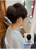 韓国マッシュショート