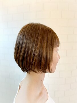 バーチ ウシワカマル(BIRCH ushiwakamaru) ナチュラルストレートパーマボブ♪