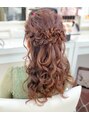 ヘアメイクアンドフォトスタジオ ベストシーン 有楽町 東京交通会館&nbsp;お花のセットです。