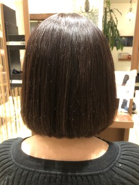 ブランシェ神領店 髪質改善ドライヴカット×ボブスタイル☆《高橋》
