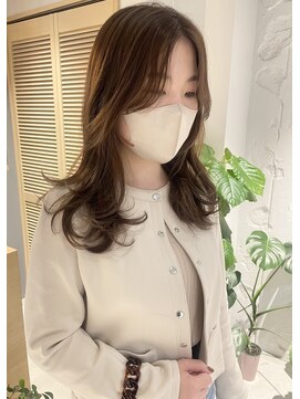 コフィー バイ メルト 吉祥寺(cofy by melt) 【松本咲花】ブリーチなしチョコレートベージュカラー/秋カラー