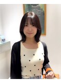 くびれミディ×顔周りカットほんのりシースルー