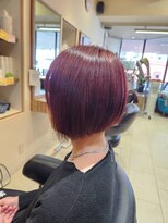 アウラニヘアーリゾート(AULANI Hair Resort)&nbsp;白髪染め×おしゃれ染め　赤系カラー