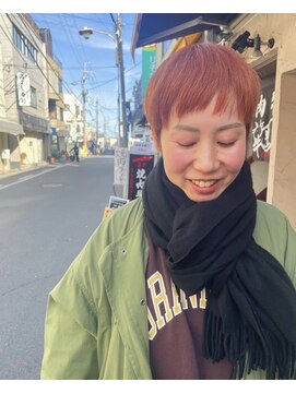 ユーリ(juli) 春のオレンジマッシュショート