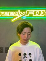 グリーディーフォックス 代々木(Greedy FOX) 波巻き/ハイライト/マッシュパーマ/ウルフ[シェービング]