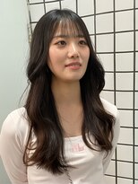 ハーフアンドハーフ(HALF and HALF)&nbsp;地毛風ストレート/レイヤーカット